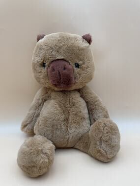 Cheeks Capybara 16” Brown Luxe Fur Soft Stuffed Animal Worlds Softest Plush